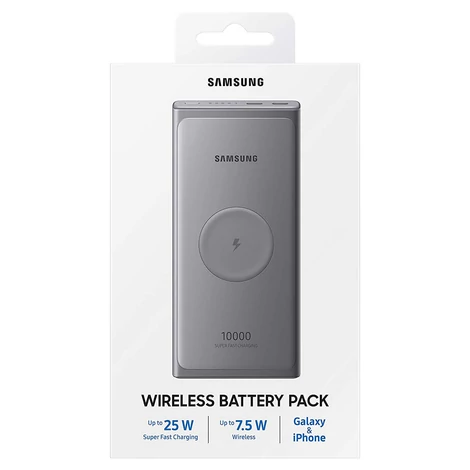 Samsung Powerbank vezeték nélküli töltési funkcióval, szürke (EB-U3300XJEGEU)