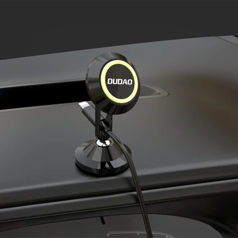 Dudao F6X + mágneses autós tartó fekete (F6X +)