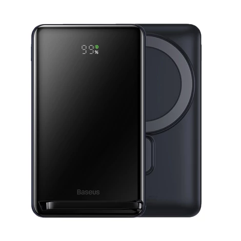 Baseus mágneses vezeték nélküli gyorstöltő Power Bank 10000mAh 20W kék (Baseus Xiaobai sorozatú C-típusú töltőkábellel)