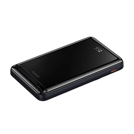 Baseus mágneses vezeték nélküli gyorstöltő Power Bank 10000mAh 20W kék (Baseus Xiaobai sorozatú C-típusú töltőkábellel)