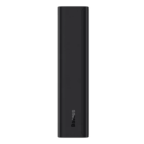 Baseus Adaman2 power bank digitális kijelzővel 10000mAh 30W 2 x USB / 1x USB Type C Power Delivery gyorstöltés SCP fekete (PPAD040001)