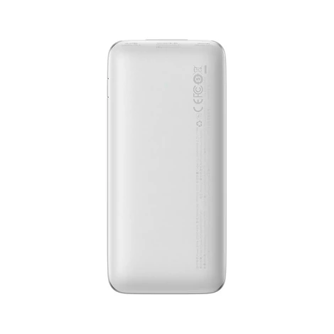 Baseus Bipow Pro powerbank 10000mAh 20W + USB 3A 0.3m kábel fehér (PPBD040102)