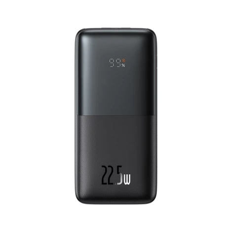 Baseus Bipow Pro powerbank 10000mAh 22.5W + USB 3A kábel 0.3m fekete (PPBD040001)