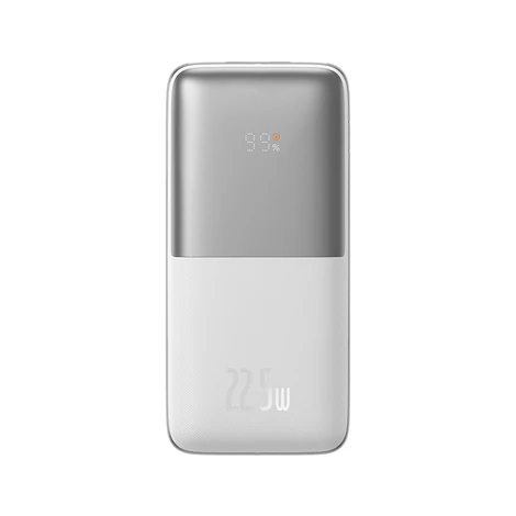 Baseus Bipow Pro powerbank 10000mAh 22.5W + USB 3A kábel 0.3m fehér (PPBD040002)
