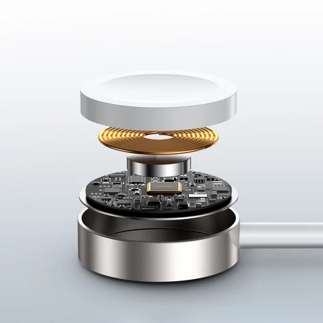 Joyroom USB C típusú 20W-os PD kábel induktív töltővel Apple Watch-hoz 1.5m fehér (S-IW005)