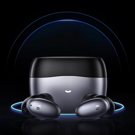 Ugreen HiTune X6 vezeték nélküli fejhallgató TWS Bluetooth 5.0 ANC szürke (WS118)