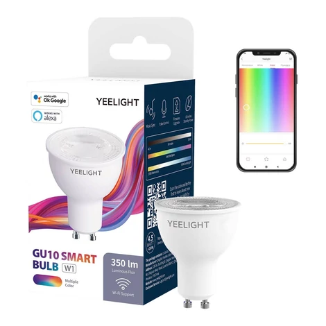 Yeelight GU10 Okos LED izzó W1 (színes) - 1db