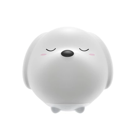 Baseus Cute Series kutyus szilikon éjszakai fény Fehér