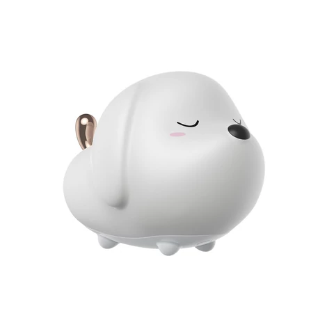 Baseus Cute Series kutyus szilikon éjszakai fény Fehér