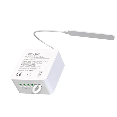 Yeelight Smart Dual Control Module beépíthető WiFi kapcsoló