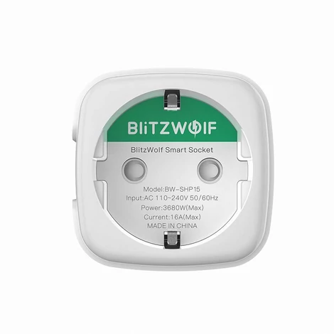 Blitzwolf BW-SHP15 okos aljzat , ZigBee, 3680W