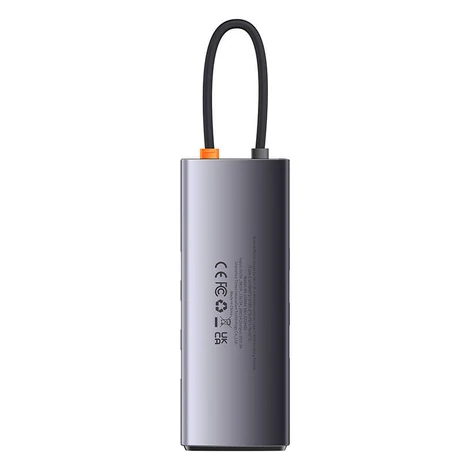 Baseus Hub 7in1 Metal Gleam Series, USB-C - 3x USB 3.0 + 2x HDMI + USB-C PD + Ethernet RJ45