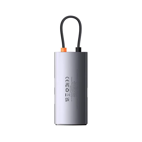 Baseus Hub 4 az 1-ben Metal Gleam sorozat, USB-C - 3x USB 3.0 + Ethernet RJ45