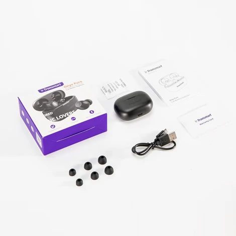 Tronsmart Onyx Pure Hybrid Dual Driver TWS bluetooth 5.3 vezeték nélküli fülhallgató, fekete