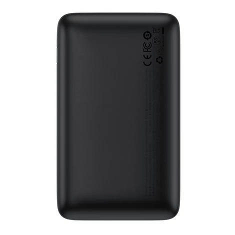 Baseus Pro 20000 mAh 22,5 W Powerbank, 2xUSB Type A - 1xUSB Type C, 3A, 0,3 m kábel, fekete (PPBD040301)