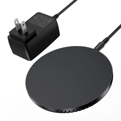 Choetech 10 W-os asztal alatt rögzíthető töltő + EU töltő tápkábel, fekete (T590-F)