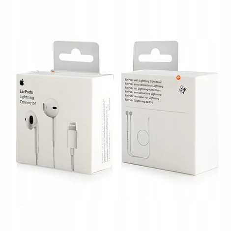 Apple EarPods fülbe helyezhető vezetékes fülhallgató Lightning csatlakozóval iPhone-hoz, fehér (EU Blister) (MMTN2ZM / A)