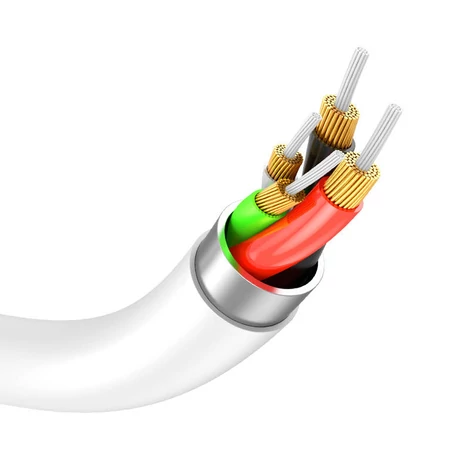 Vipfan P05 USB-C-USB-C kábel , 60W, PD, 2m (fehér)