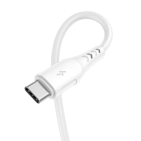 Vipfan Colorful X12 USB és USB-C kábel , 3A, 1m (fehér)