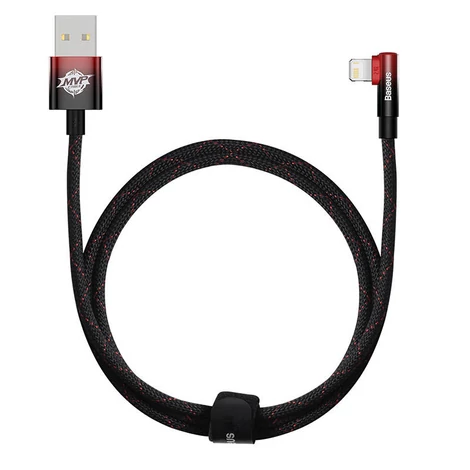 Baseus MVP 2 Lightning 1m 20W kábel - (fekete-piros)