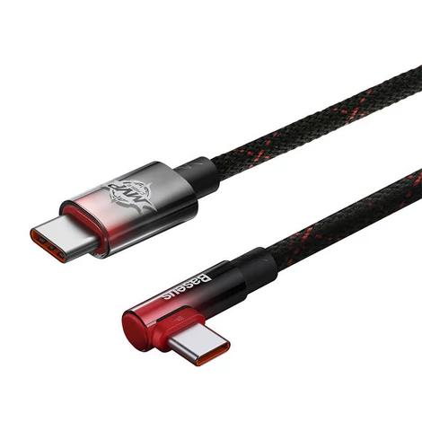 Baseus MVP2 USB-C - USB-C kábel, 100W, 2m (fekete/piros)