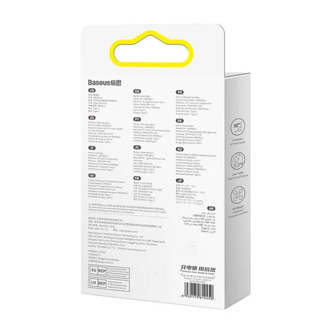 Baseus MVP2 USB-C - USB-C kábel, 100W, 2m (fekete/piros)