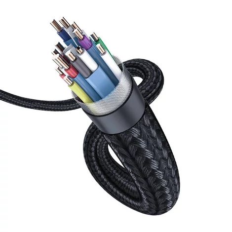 Baseus Enjoyment Series HDMI kábel, 4K, 1.5m (fekete/szürke)