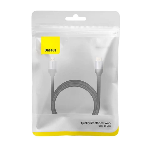 Baseus Enjoyment Series HDMI kábel, 4K, 1.5m (fekete/szürke)