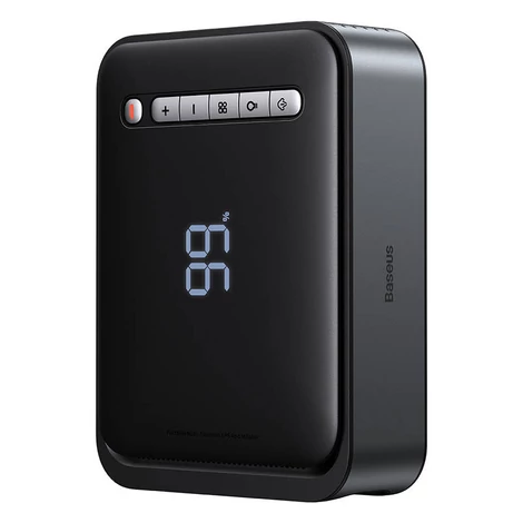 Baseus Super Energy Car bikázó Powerbank / Starter + Compressor 2in1, 8000mAh, 1000A USB (fekete)