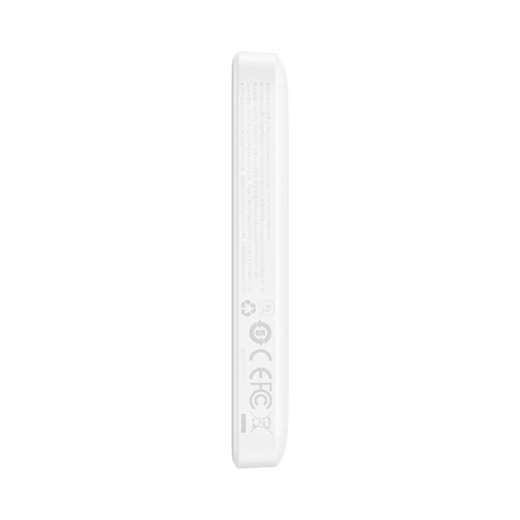 Baseus Magnetic Powerbank, 6000mAh, 20W (fehér)