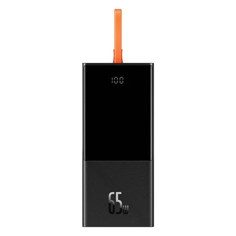 Baseus Powerbank 20000mAh, PD, 2xUSB + USB-C, USB-C kábel, 65W