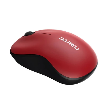 Dareu LM106 Vezeték nélküli egér 2.4G 1200 DPI (fekete és piros)