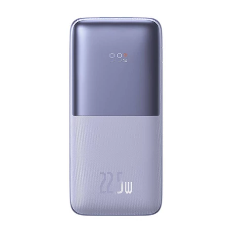 Baseus Bipow Pro Powerbank 10000mAh, 2xUSB, USB-C, 22.5W (lila)