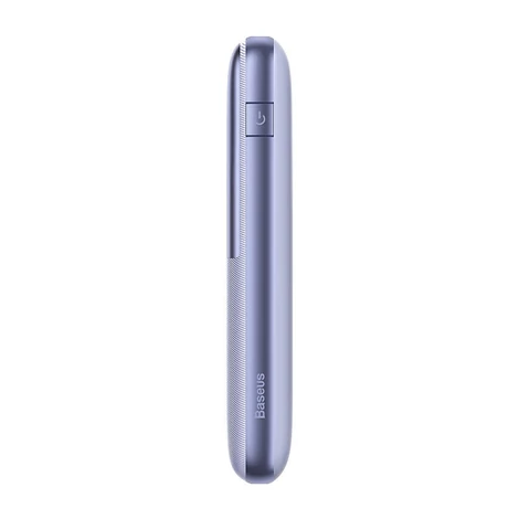 Baseus Bipow Pro Powerbank 10000mAh, 2xUSB, USB-C, 22.5W (lila)