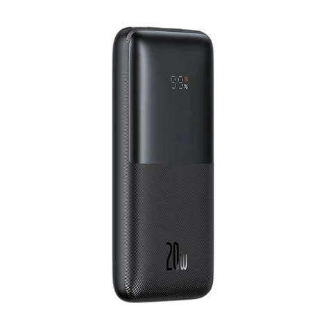 Baseus Bipow Pro Powerbank 10000mAh, 2xUSB, USB-C, 20W (fekete)