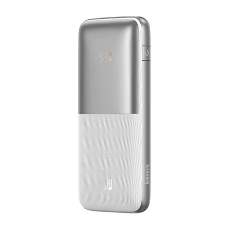 Baseus Bipow Pro Powerbank 10000mAh, 2xUSB, USB-C, 20W (fehér)