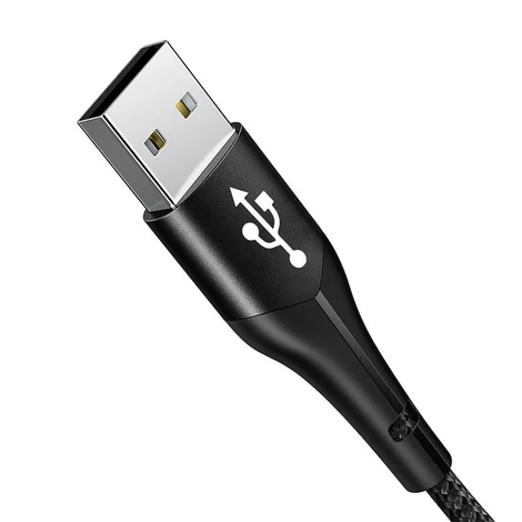 Mcdodo Magnificence CA-7960 USB-ről USB-C-re LED kábel, 1m (fekete)