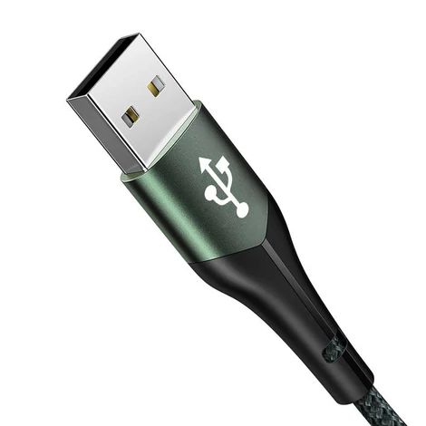 Mcdodo Magnificence CA-7960 USB-ről USB-C-re LED kábel, 1m (zöld)