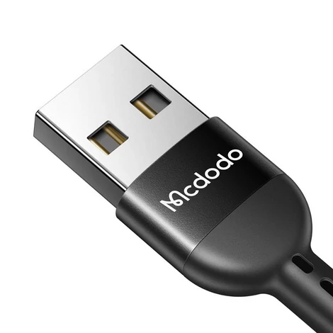 Mcdodo Omega CA-6420 USB rugós kábel USB-C  1.8m (fekete)