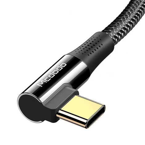 Mcdodo Firefox USB-C-USB-C 100W kábel, 2m (fekete)