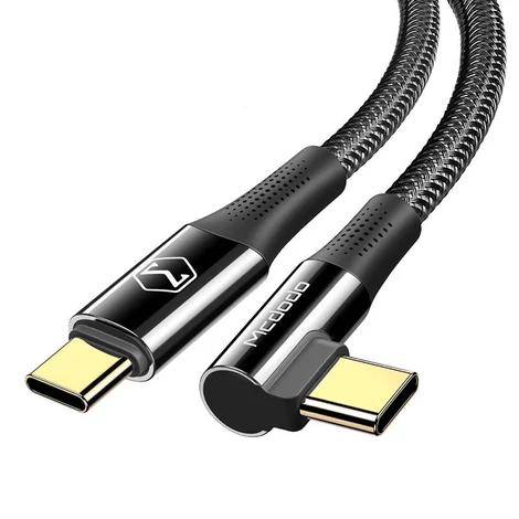 Mcdodo Firefox USB-C-USB-C 100W kábel, 2m (fekete)