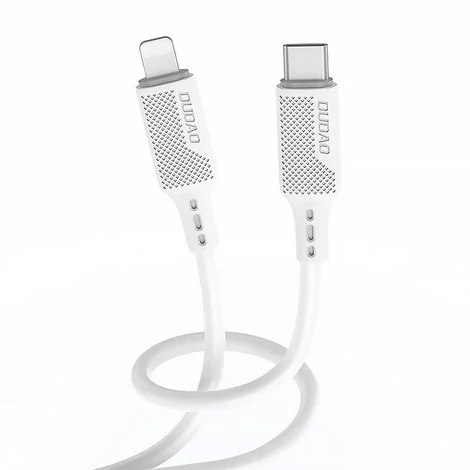 Dudao L6S USB-C kábel Lightning PD 20W-hoz, 1m (fehér)
