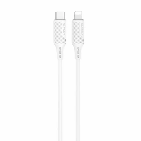 Dudao L6S USB-C kábel Lightning PD 20W-hoz, 1m (fehér)