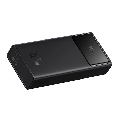 Baseus Star-Lord 20000mAh Powerbank , 2xUSB, USB-C, 22.5W (fekete)