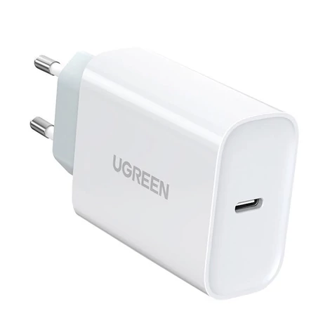 UGREEN CD127 töltő, USB-C, PD3.0, QC4.0, 30W (fehér)