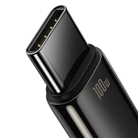 Baseus Tungsten Gold kábel USB-ről USB-C-re, 100W, 2m (fekete)