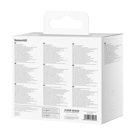 Baseus GaN5 Pro fali töltő 2xUSB-C + USB, 140W (fehér)