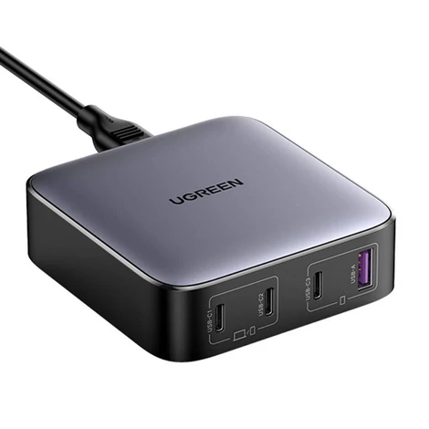 UGREEN CD328 Nexode töltő, 3x USB-C, USB-A, GaN, 100W (fekete)