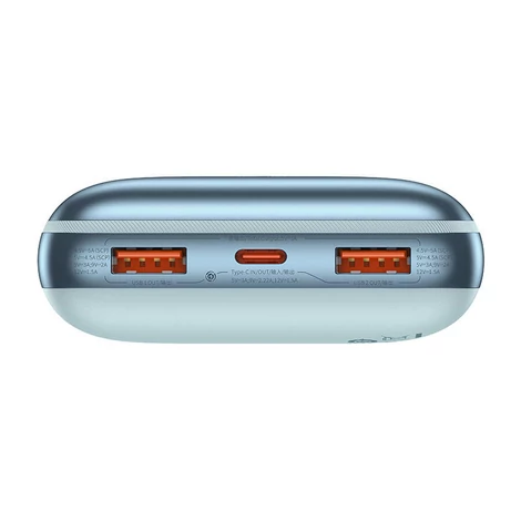 Baseus Bipow Pro 20000mAh Powerbank , 2xUSB, USB-C, 22.5W (kék)