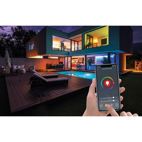 Laxihub LAGU10S Wifi Bluetooth TUYA intelligens LED izzó (2 db)